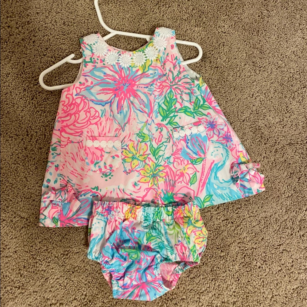 Lily Pulitzer Shift Dress and Bloomer Set (baby)